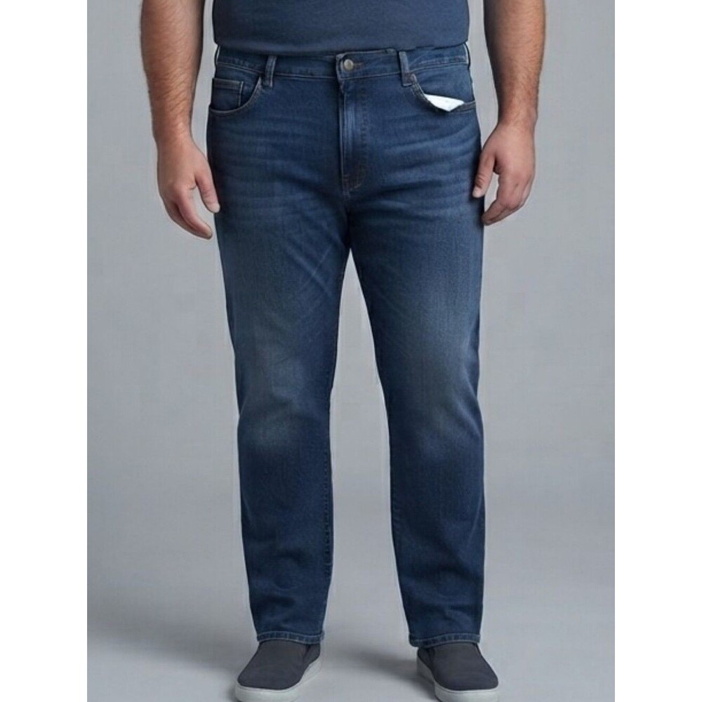 38 x 30 Medium Wash Denim Classic Jeans ROC Greater Rochester Slim Warp + Weft